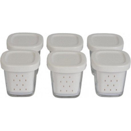 SEB Pot 6 Pots Blanc Yaourtière Multi Délices