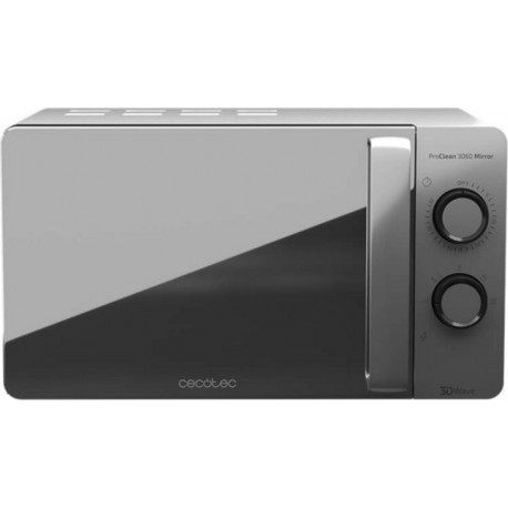 Cecotec Micro-ondes cecotec proclean 3060 gray mirror gris, 700 w, capacité de 20 l