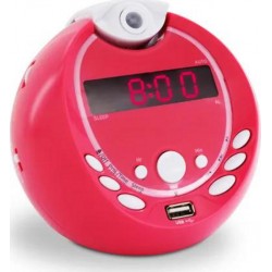 Metronic Radio réveil Radio réveil MP3 Gulli - Rose