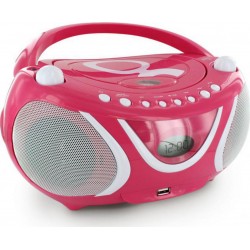 Metronic Radio CD MP3 portable enfant Gulli-Rose