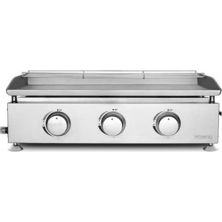 H.koenig plx830 - plancha à gaz 3 feux