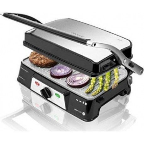 Gril électrique cecotec rock'ngrill 1500 take & clean acier, 1500 w