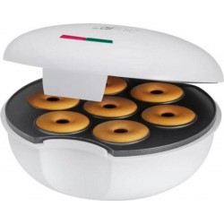 Machine à beignets clatronic donut-maker dm 3495 blanc