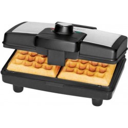 Gaufrier wa 3606 clatronic noir-inox
