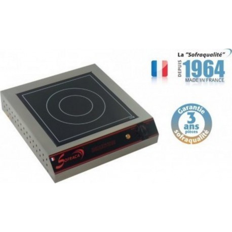 Réchaud induction - 1 feu - diamètre 250 mm - sofraca - 440