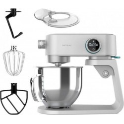 Cecotec Robot pétrisseur cecotec twist&fusion 40000 luxury blanc, capacité 5l,lumière led, 800w