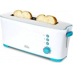 Cecotec Grille-pain cecotec poast&taste blanc, 1000 w, une seule fente