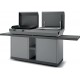 Forge Chariot Plancha ADOUR TABLE ROULANTE NOIR & GRIS COMBI