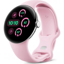 Google Montre connectée Pixel Watch 3 41 m Argent Poli Bluetooth