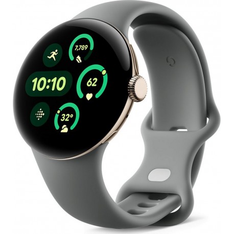 Google Montre connectée Pixel Watch 3 41 mm Champagne Doré 4G