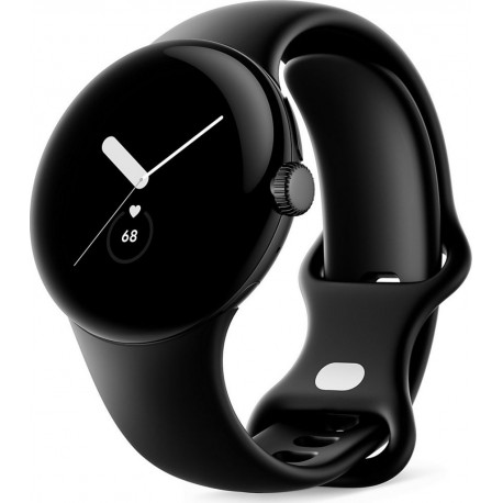 Google Montre connectée Pixel Watch Acier Noir/Bracelet Noir BT