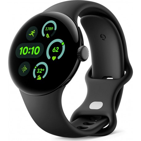 Google Montre connectée Pixel Watch 3 41 mm Noir Mat Bluetooth