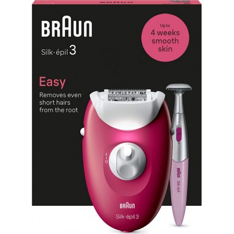 Braun Epilateur électrique Silk-epil 3-302