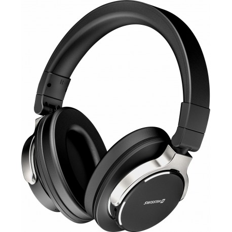 Swissten Casque Bluetooth 5.3 Port Confortable Noir