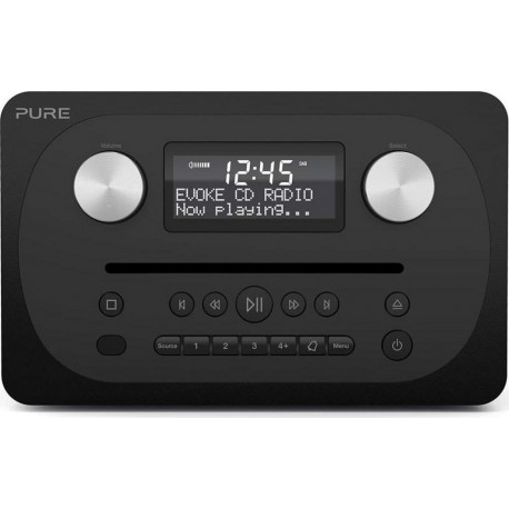 PURE Chaîne HiFi Evoke C-D4 Noir