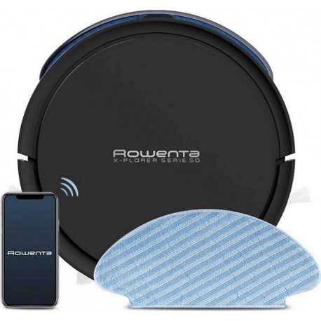 Rowenta Robot Aspirateur Laveur RR7375WH