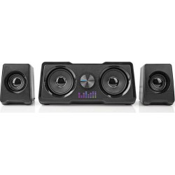 Nedis Enceinte TV portable avec Effet Lumineux LED