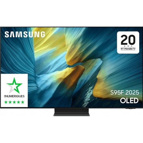 Samsung TV OLED TQ77S95F Anti-Reflet 4K AI Smart TV 2025
