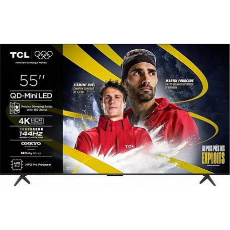 TCL TV Mini Led 55C69K 2025-55 pouces (139cm)