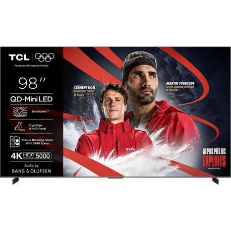 TCL TV Mini Led 98C89K 2025-98 pouces (248cm)