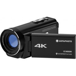 Agfaphoto Caméscope 4K CC4000W étanche 4K - Noir