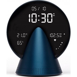 Lexon Radio réveil Conic Clock avec fonction Bluetooth Bleu