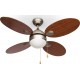 Klarstein Ventilateur Valderama - 60W - Cerisier