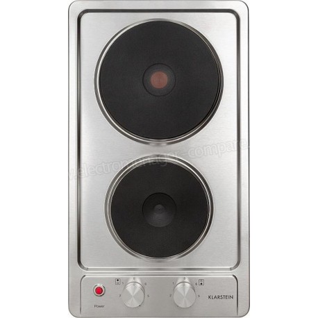 Klarstein Table électrique Appetito Domino 3000W - Argent