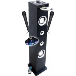 Inovalley Enceinte Bluetooth HP49CD-OVNI - 100W - USB BT FM, 2 Micros