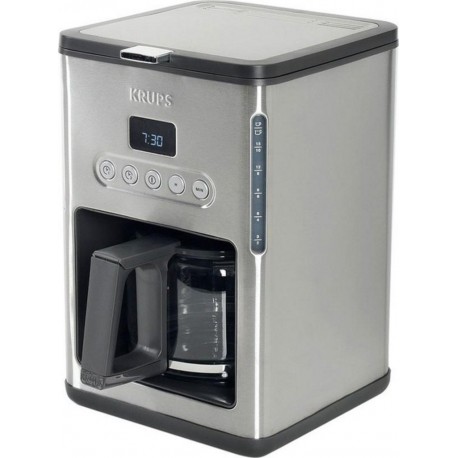 Krups Cafetière Programmable Inox 1000W 15 Tasses KM442D10