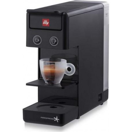 Illy Cafetière à dosette Y3.3 Noire Expresso & Coffee