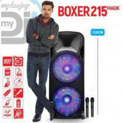 Mydeejay Enceinte sono BOXER-215 LED-MAGIC 800w