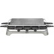 Tefal Raclette 10 personnes Inox Design PR 457 B 12 PR457B12 Noir Gris Inox
