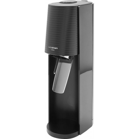 Sodastream Machine à soda Terra noire + 1 bouteille 1L noire + cylindre cqc